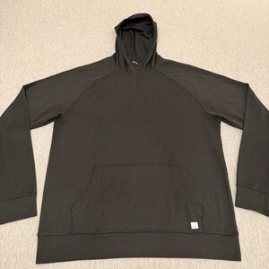 Vuori Ponto Performance Half Zip Hoodie Size XL Black